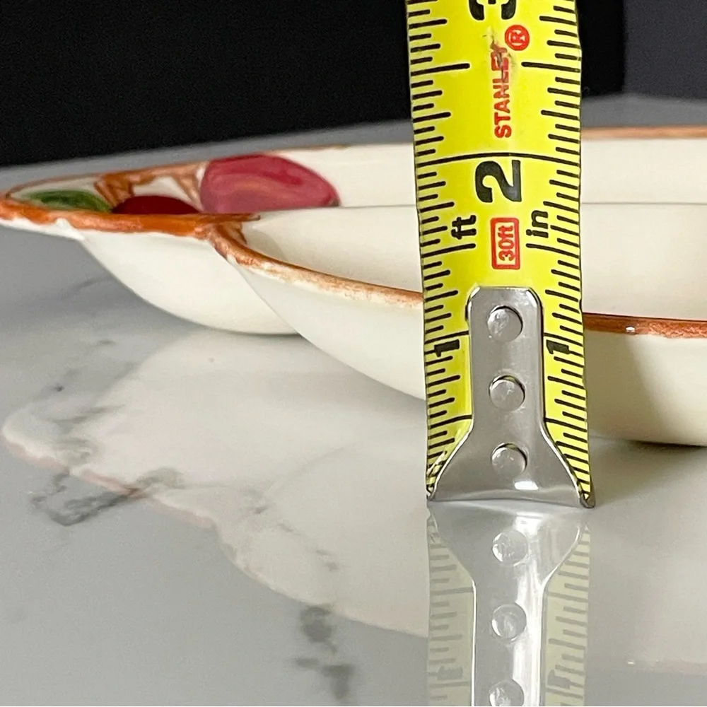Divided Relish Serving Platter - Apple by Franciscan (read description)